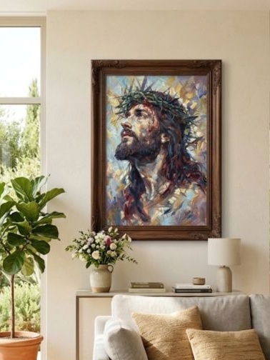 ArteDiAlina.com painting: I am The Way, the Truth and The Life